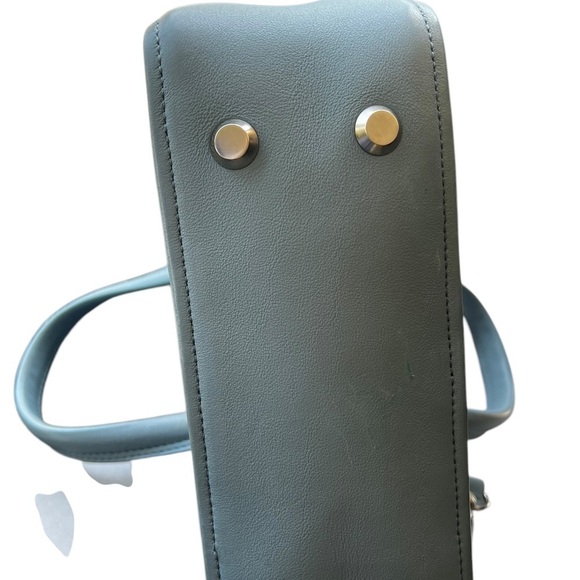 Balenciaga Triangle Duffle S Leather Handbag Blue - Picture 7 of 14